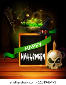 Halloween skull realistic with heat. Isolated on white.