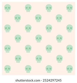 Halloween Skull seamless pattern design