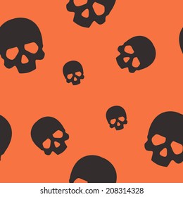 halloween skulls background