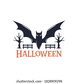 Halloween slogan inscription. Vector Halloween quote. Illustration for prints on t-shirts and bags, posters, cards. 31 October vector design. Isolated on white background.