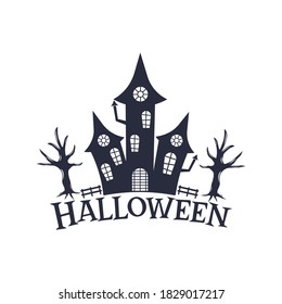 Halloween slogan inscription. Vector Halloween quote. Illustration for prints on t-shirts and bags, posters, cards. 31 October vector design. Isolated on white background.