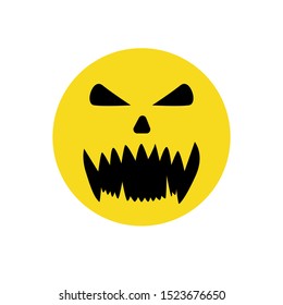 Halloween smile face, great design for any purposes.