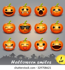 Halloween smiles-set 1