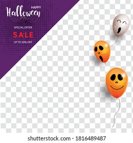 halloween social media post templates.post square frame for social media