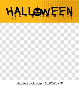 halloween social media post templates.post square frame for social media