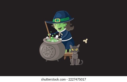 halloween special pattern logos and vectors