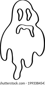 halloween specter spook vector isolated 
