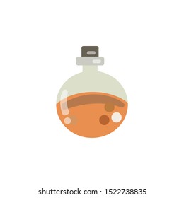 halloween spell bottle isolated icon vector illustration design