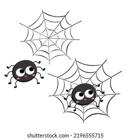 Halloween Spider Animal Illustration Vector