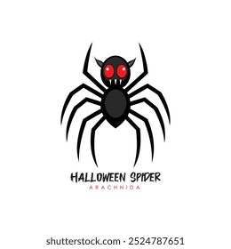 Araña de Halloween 
 Aracnida. Perfecto para su uso en logotipos, tatuajes y gráficos de Web.