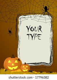 Halloween spider card