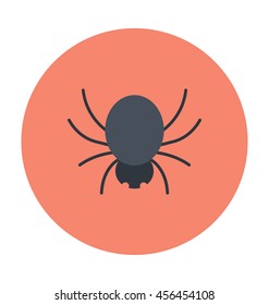 Halloween Spider Colored Vector Icon