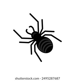 Halloween spider design vector icon