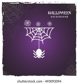 halloween spider. horror background