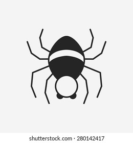halloween spider icon