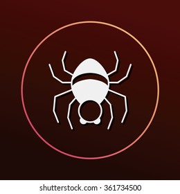 halloween spider icon
