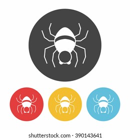 halloween spider icon