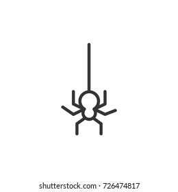 Halloween spider icon, illustration isolated vector sign symbol