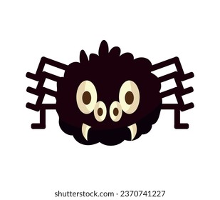 halloween spider illustration isolated design