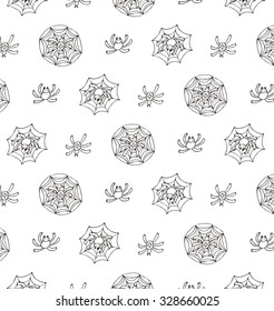 Halloween spider pattern