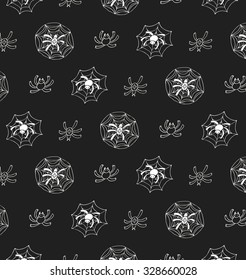 Halloween spider pattern