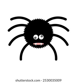 halloween spider. scary spider. cute spider. Halloween characters.  scary. horror. Halloween theme. mystical character. monsters. evil character. vector illustration. scary creature