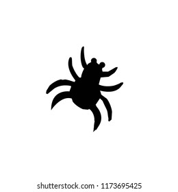 Halloween spider vector icon