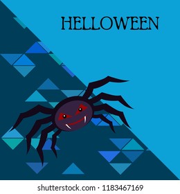 Halloween spider vector illustration