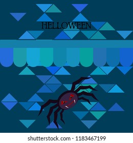 Halloween spider vector illustration