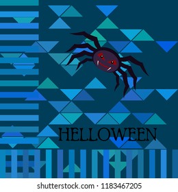 Halloween spider vector illustration