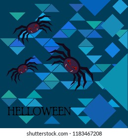 Halloween spider vector illustration