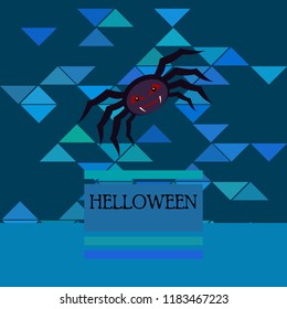 Halloween spider vector illustration