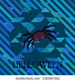 Halloween spider vector illustration