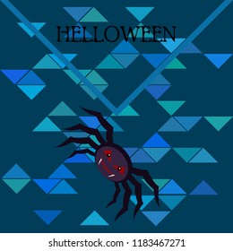 Halloween spider vector illustration