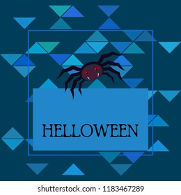 Halloween spider vector illustration