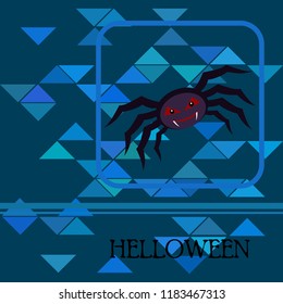 Halloween spider vector illustration
