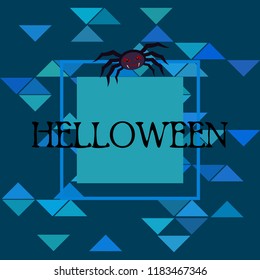 Halloween spider vector illustration