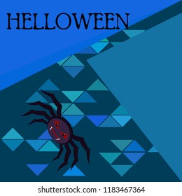 Halloween spider vector illustration