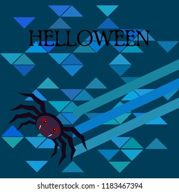 Halloween spider vector illustration