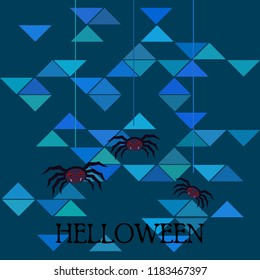 Halloween spider vector illustration