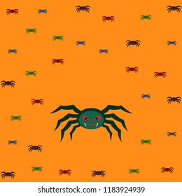Halloween spider vector illustration