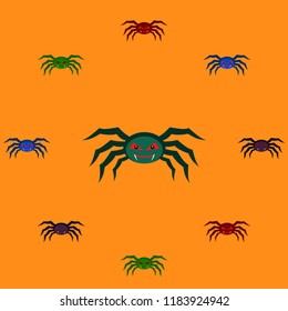 Halloween spider vector illustration