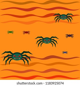 Halloween spider vector illustration