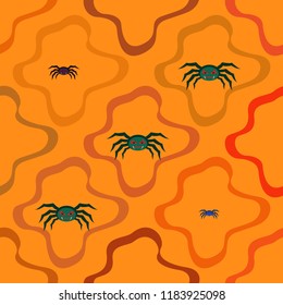 Halloween spider vector illustration