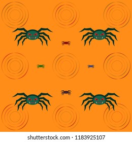 Halloween spider vector illustration