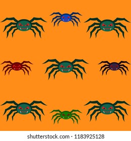 Halloween spider vector illustration