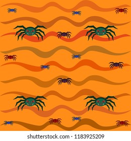Halloween spider vector illustration