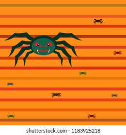 Halloween spider vector illustration