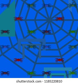Halloween spider vector illustration