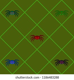 Halloween spider vector illustration